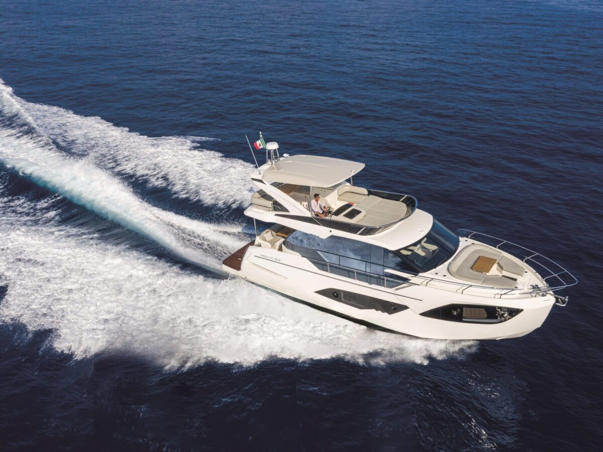 Alternative view of Absolute 47 Flybridge Two Sold by YFG